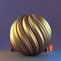 Round Welle candle mold sphere - Thumbnail 2