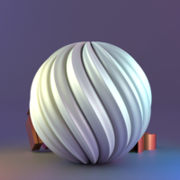Round Welle candle mold sphere - Thumbnail 3