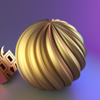 Round Welle candle mold sphere - Thumbnail 7