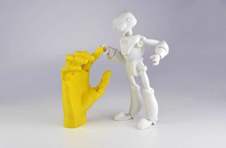 Jointed Hand 3D Print 54193