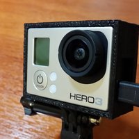 Small GoPro Open Case 3D Printing 54376