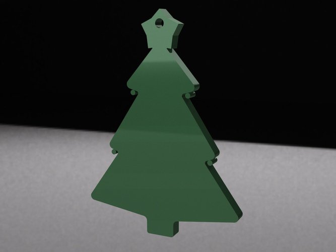 Christmas tree decoration 3D Print 54390