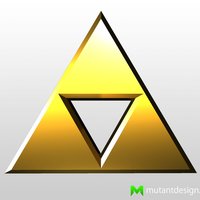 Small Zelda Triforce 3D Printing 54427