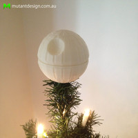 Small Death Star Christmas Tree Topper - Star Wars 3D Printing 54429