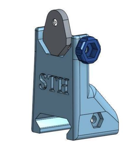 AR-15 Rear A2 Sight 3D Print 54551 AR-15 Rear A2 Sight 3D Print 54551