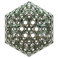 Wireframe Shape Icosahedron Flake - Thumbnail 2
