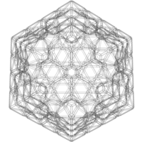Wireframe Shape Icosahedron Flake - Thumbnail 6