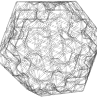 Wireframe Shape Icosahedron Flake - Thumbnail 9