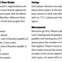 TARDIS Run board game Print-In-One - Thumbnail 3