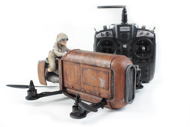 Star Wars Rey's Speeder Quadcopter 3D Print 54703