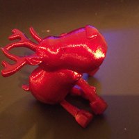 Small Small jointed Reindeer 3D Printing 54789