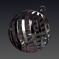 Small Christmas twistball 3D Printing 54812