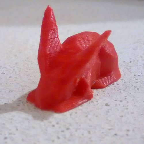 Rabbit Low Poly 3D Print 54833