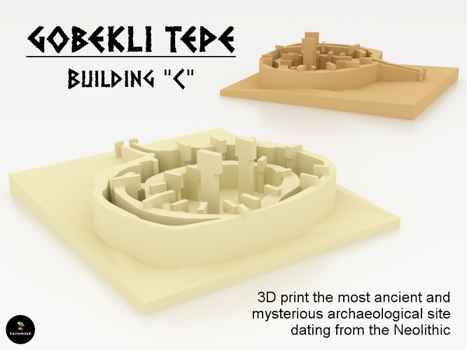 Gobekli Tepe Building C 3D Print 54979