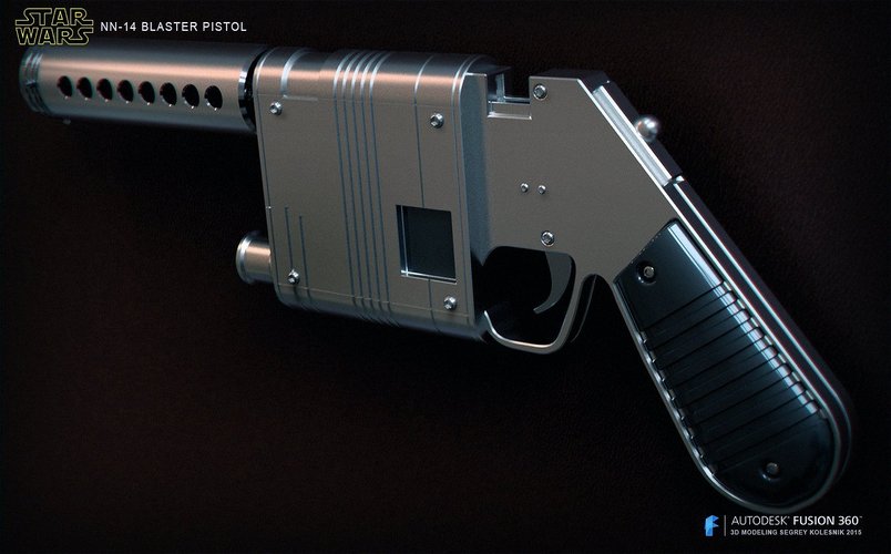 NN-14 blaster pistol 3D Print 55169