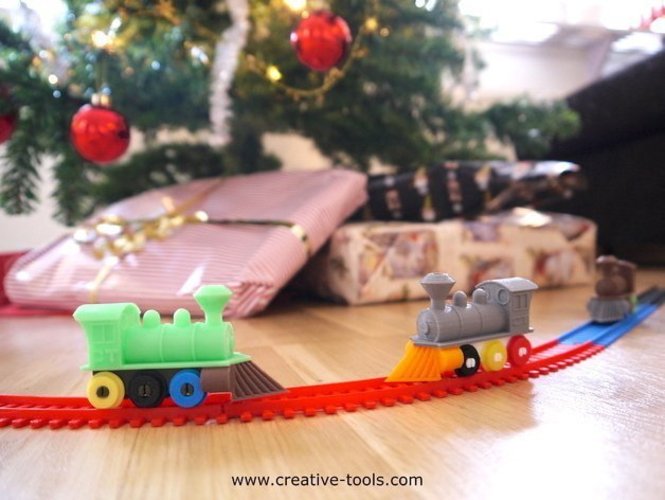 CT Toy Train & Tracks 3D Print 55362