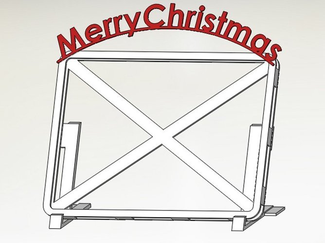 Alternative Christmas Card/Frame 3D Print 55407