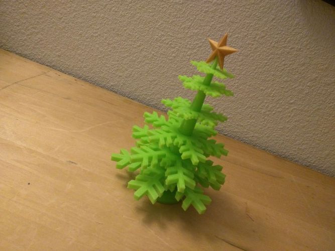 Christmas Tree - no support - Merry Christmas... 3D Print 55485