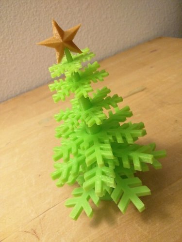Christmas Tree - no support - Merry Christmas... 3D Print 55486