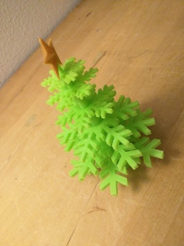 Christmas Tree - no support - Merry Christmas... 3D Print 55487