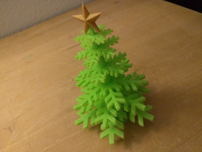 Christmas Tree - no support - Merry Christmas... 3D Print 55489