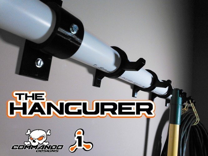 The Hangürer - uber cool & adjustible utility hanger thing 3D Print 55613