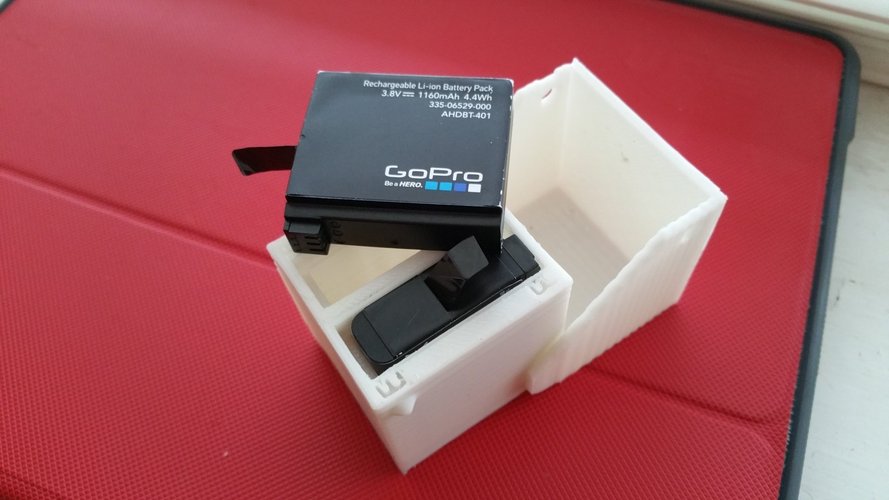 GoPro Hero 4 Battery Case 3D Print 55717