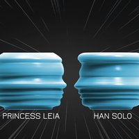 Small Han Solo & Princess Leia Starwars candle holder 3D Printing 55772