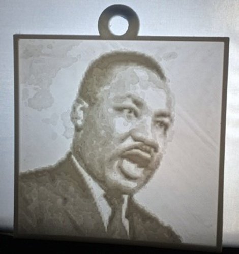 Martin Luther King, Jr. Lithopane 3D Print 56197