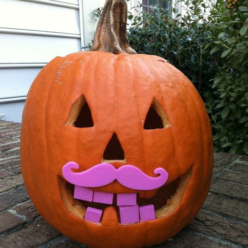 Pumpkin Moustache  3D Print 56215