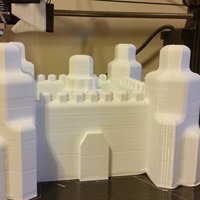 Small Sand Castle Hex 3D Printing 56238