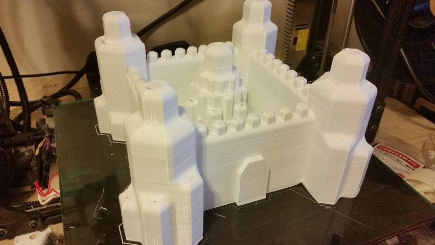 Sand Castle Hex 3D Print 56239