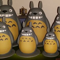 Small TOTORO my friends (reworked) 3D Printing 56329