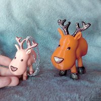 Small Small Jointed Reindeer 3D Printing 56376