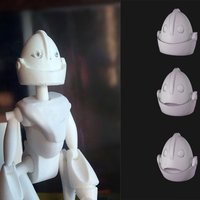 Small Robot head 3D Printing 56379