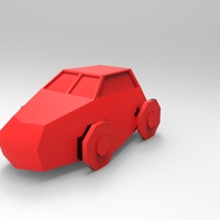 Small Low Poly Car 3D Printing 5648