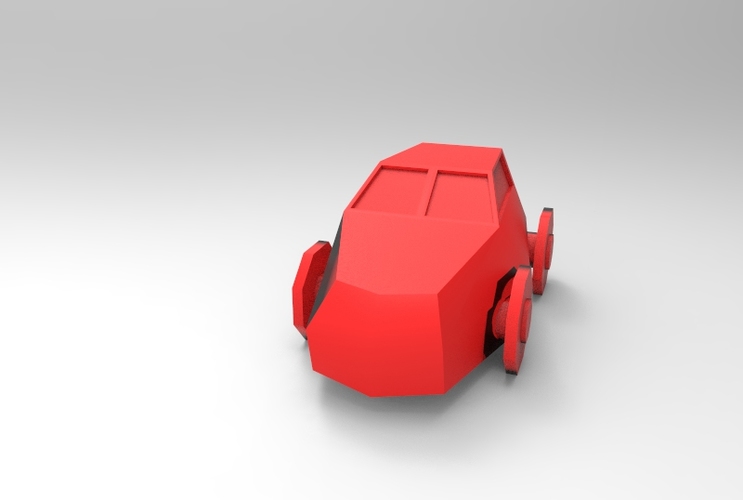 Low Poly Car 3D Print 5650