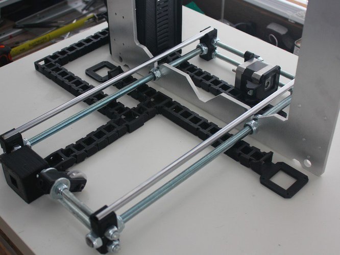 Cable Chain System | Revolution Media Groups Rep Rap Rework i3 3D Print 57187