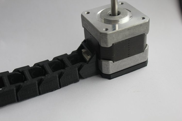 Cable Chain To Nema17 (Reversible) | Cable Chain System 3D Print 57194