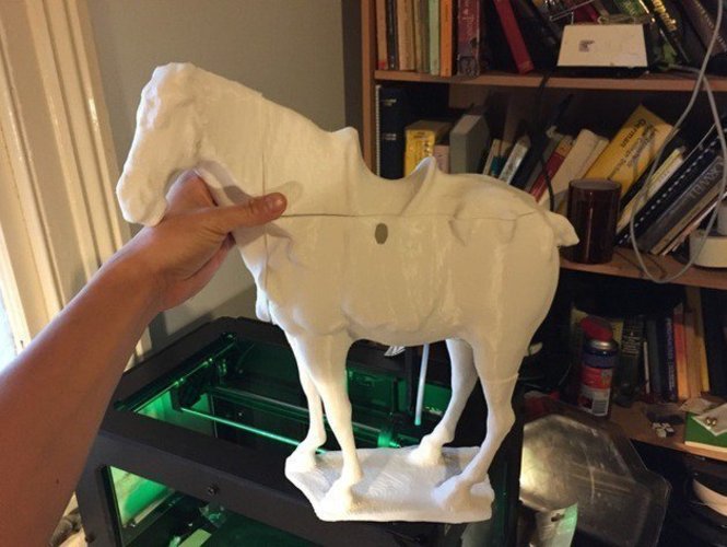 Horse Broken into 4 parts 3D Print 57433