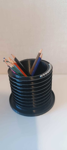 Spiral Pen Organizer 3D Print 574856 Spiral Pen Organizer 3D Print 574856