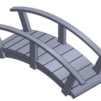 Small Tiny Bridge 3D Printing 57575