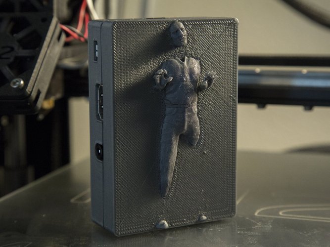 Han Solo in Carbonite - Raspberry Pi 2/B+ Case 3D Print 57844