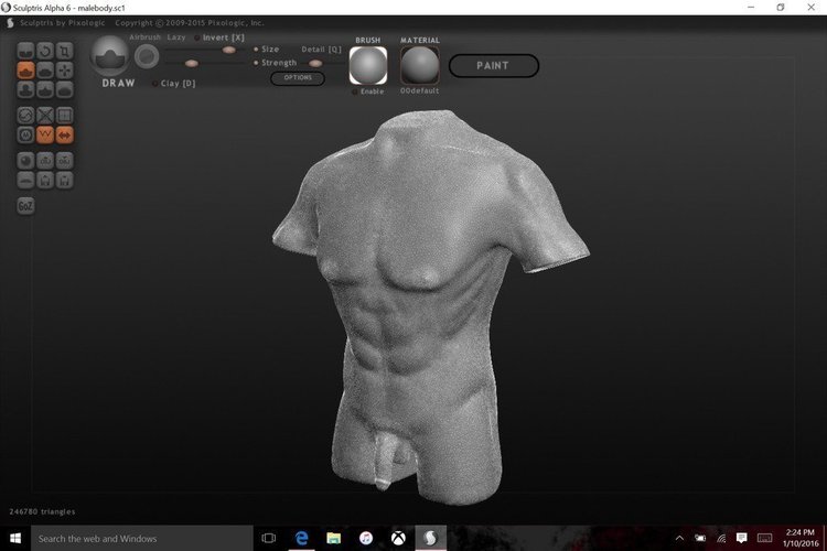 Male Body 3D Print 57859
