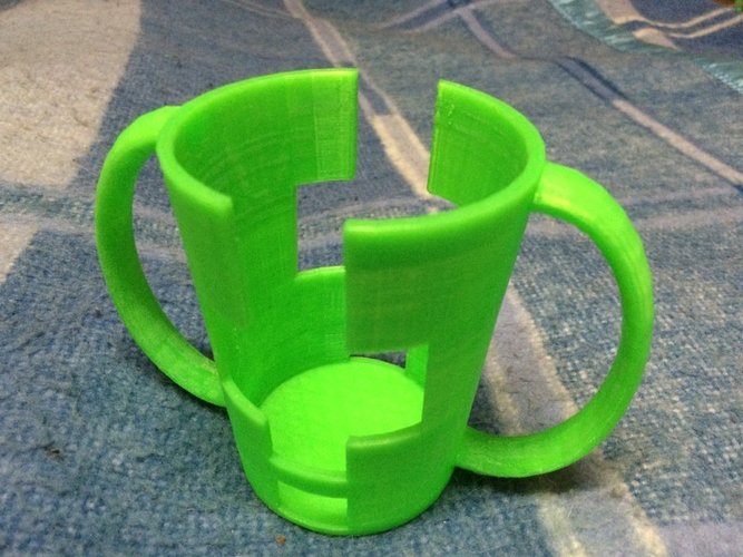 Hand Assist Cup Holder - Tapered Variant 3D Print 57953