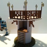 Small Wargame Seige Tower 3D Printing 57974