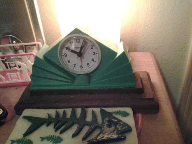 Art Deco Clock 3D Print 58060