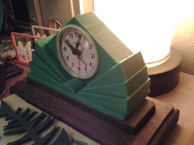 Art Deco Clock 3D Print 58061