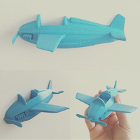 Small Little plane 3D Printing 58081