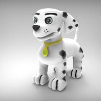 Small Marshall Paw patrol Puppy Dog 3D Printing 58110